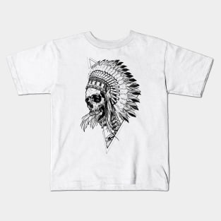 Indian Skull Kids T-Shirt